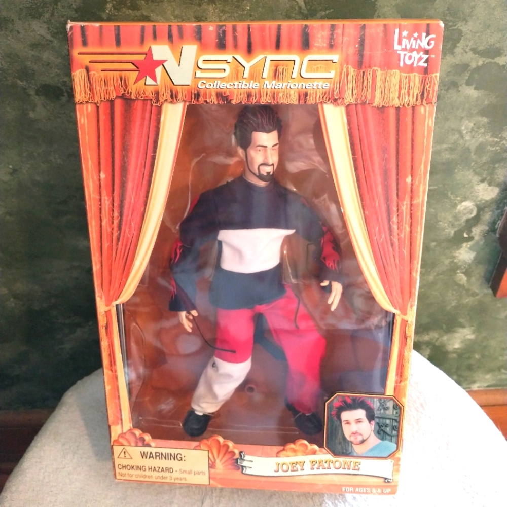 Vintage - Joey Fatone - NSync Collectable Marionette - **C7